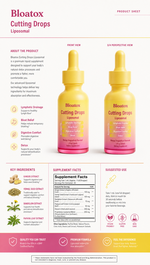 Bloatox - Cutting Drops 1200mg